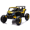 Yeah Depot - 12V Ride On Car with Remote Control,UTV ride on for kid,3-Point Safety Harness, Music Player (USB Port/Volume Knob/Battery Indicator), LED Lights, High-Low Speed Switch - Off-Road Adventure for Kids