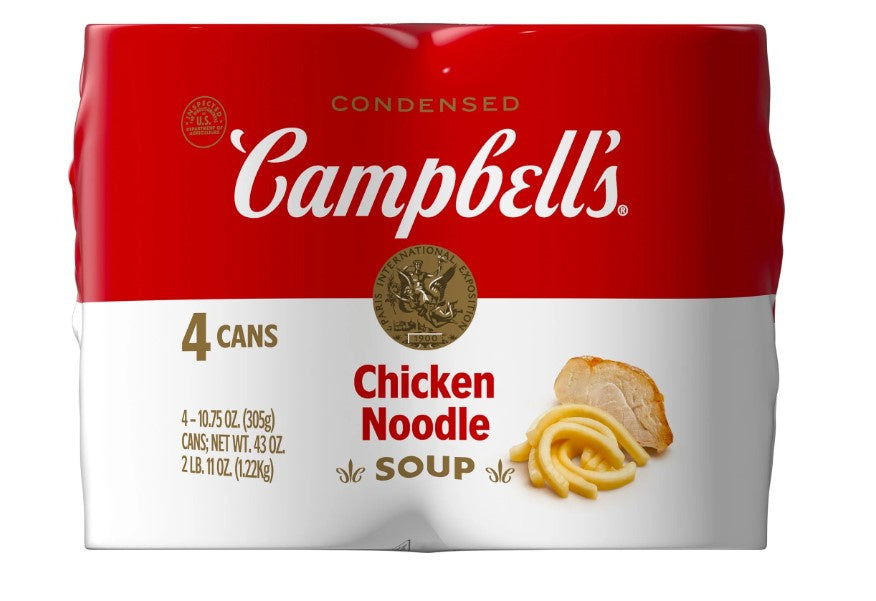 Flexile - Campbell's Condensed Chicken Noodle Soup, 10.75 oz Can, 4 Count