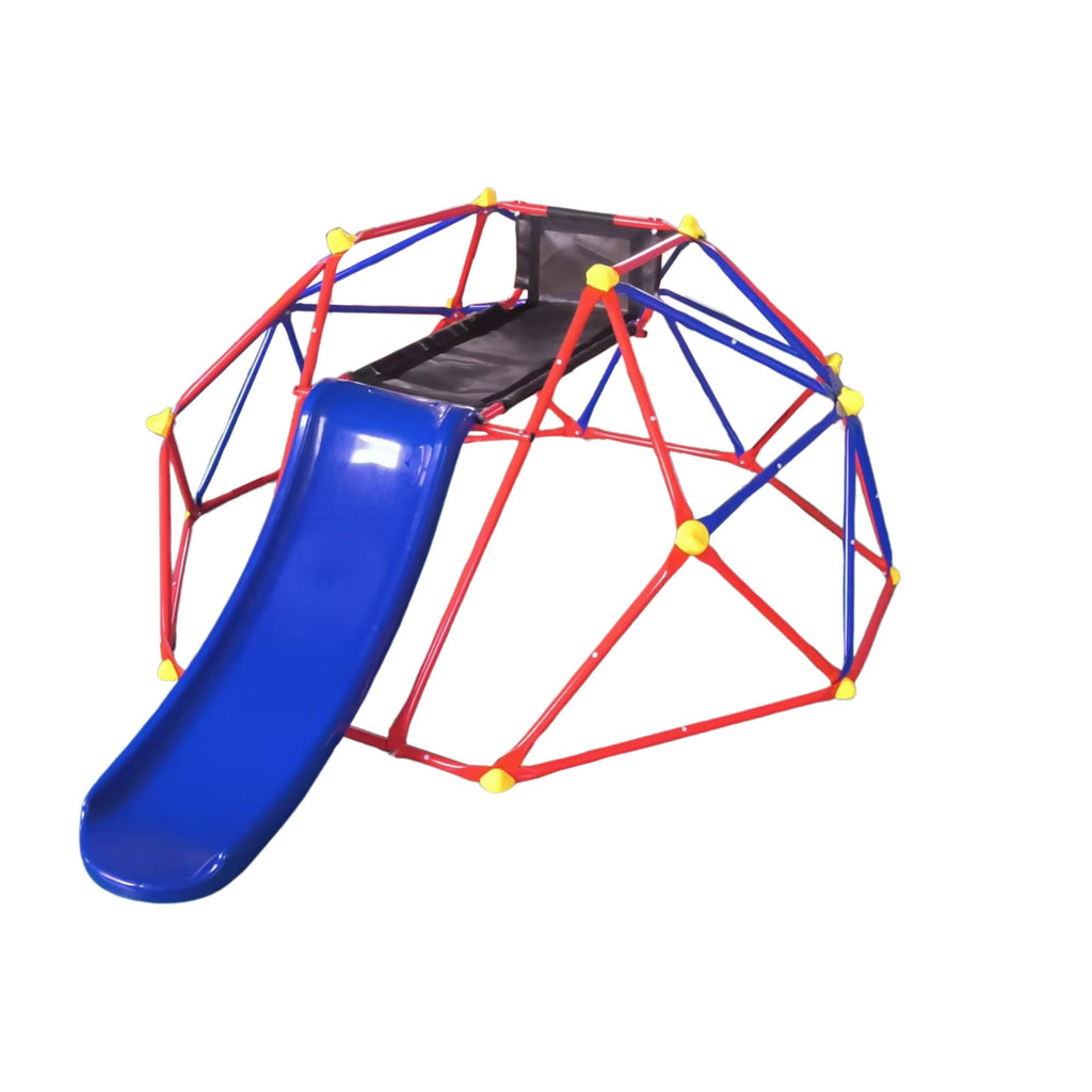 Yeah Depot - XCF007 6ft Dome climber with 1.2m slide for age 3+ climber with Climbing Stones