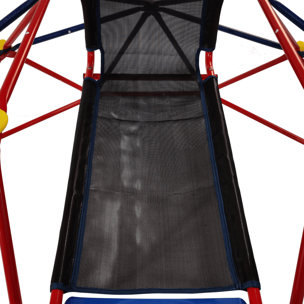 Yeah Depot - XCF007 6ft Dome climber with 1.2m slide for age 3+ climber with Climbing Stones