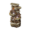 Rcosy - 29.9inches Rock Water Fountain with LED Lights