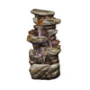 Rcosy - 29.9inches Rock Water Fountain with LED Lights