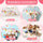 inQ Boutique - 11-in-1 Dinosaur Activity Wall Busy Board Panels-- Wooden Sensory Toy-White