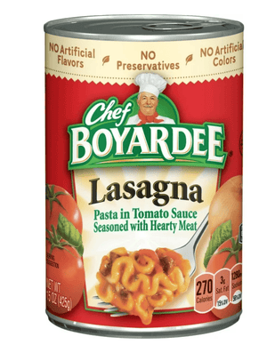 Chef Boyardee Beef Lasagna, Microwave Pasta, 15 oz