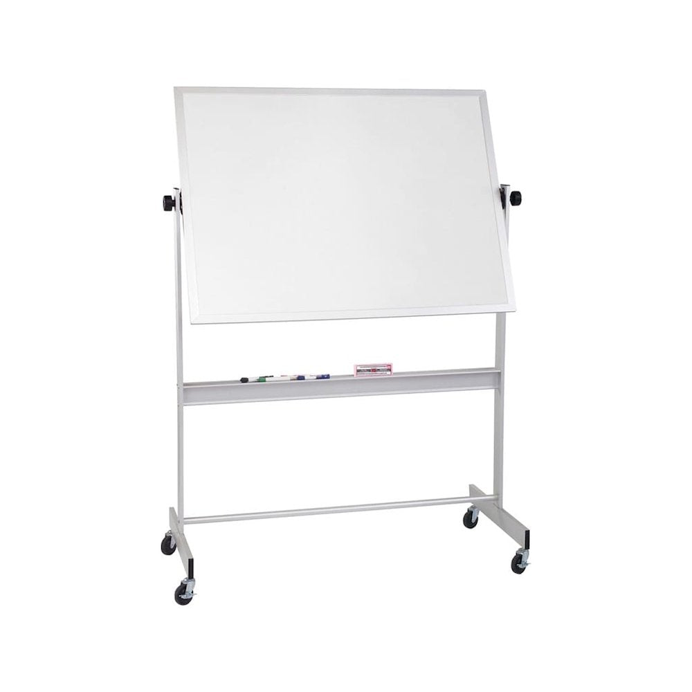 Porcelain Markerboard - Both Sides, Aluminum Trim - 48''H X 60''W - Best-Rite
