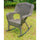 Maui Camelback Resin Wicker/ Steel Outdoor Rocking Chair (Set of 1) - Antique Pecan - International Caravan