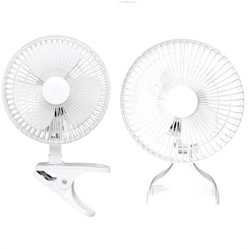 Optimus  6 in Convertible Personal Clip-on/Table Fan in White