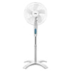 Optimus  16 in. Wave Oscillating 3-Speed Stand Fan with Remote Control