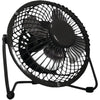 Optimus  4 in. Personal Metal Fan in Black