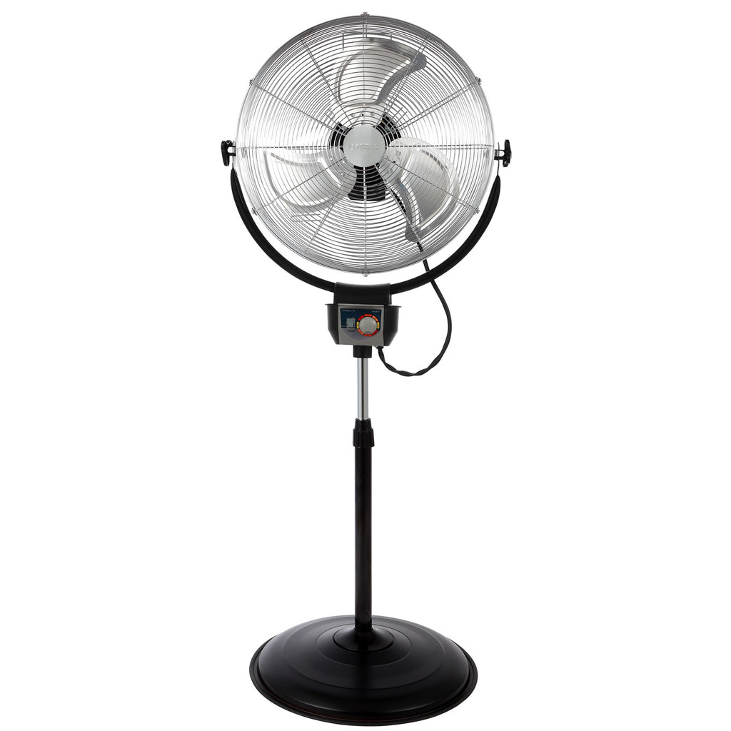 Optimus  20 Inch Industrial Grade HV Oscillating Stand Fan with Chrome Grill