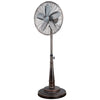 Optimus  16 Inch Retro Oscillating Stand Fan with Oil Rubbed Bronze Finish