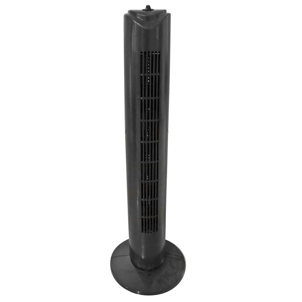 Optimus  32 in. Tall Tower Fan in Black