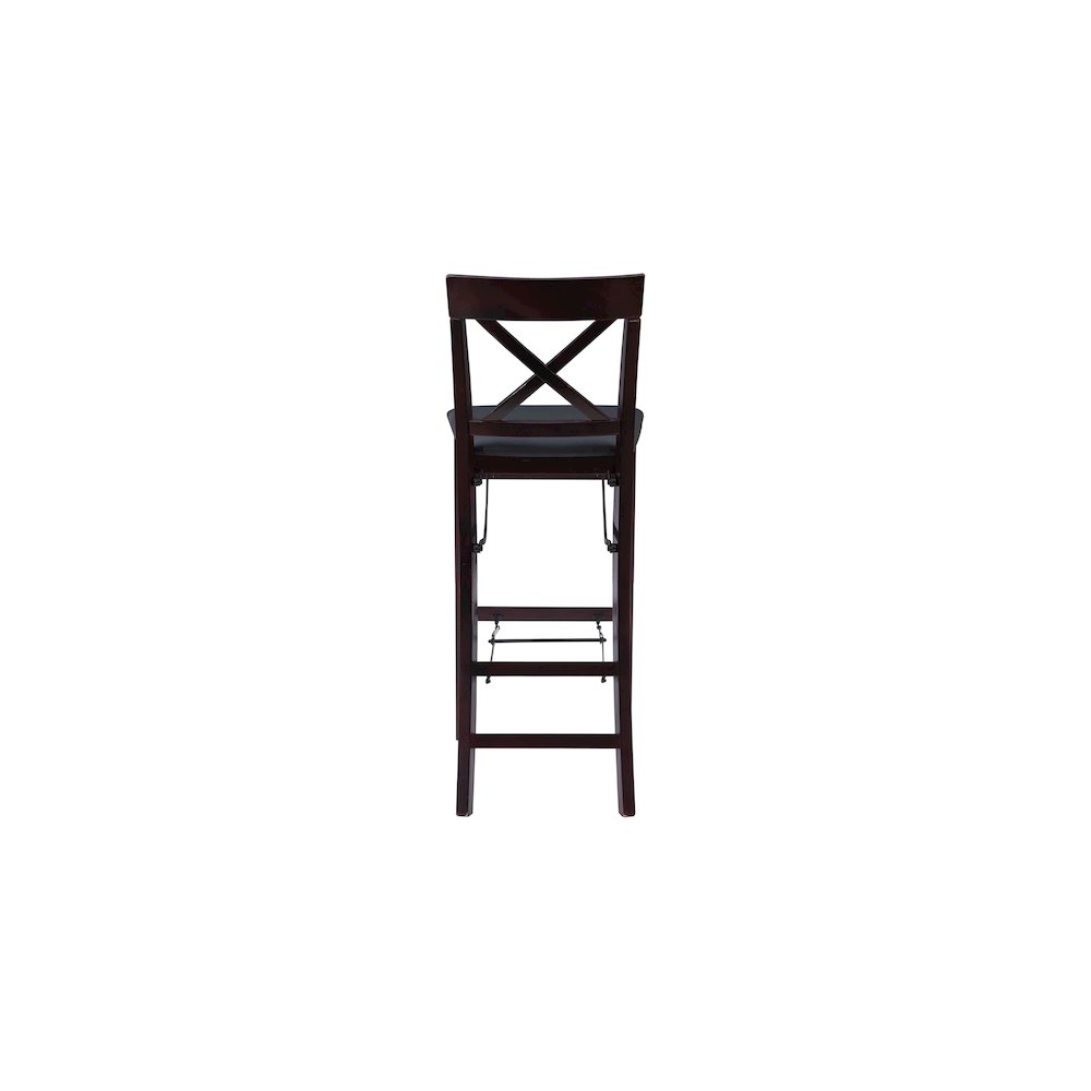 Triena 30 In X Back Folding Bar Stool - Linon