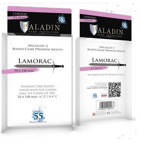Paladin Board Game Sleeves: Lamorac (55)