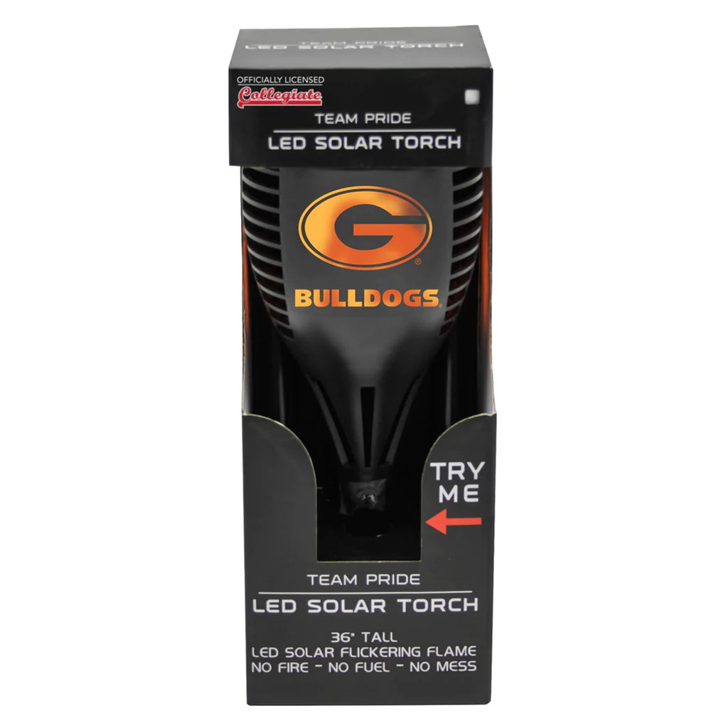 Georgia Bulldogs Solar Torch LED - Sporticulture