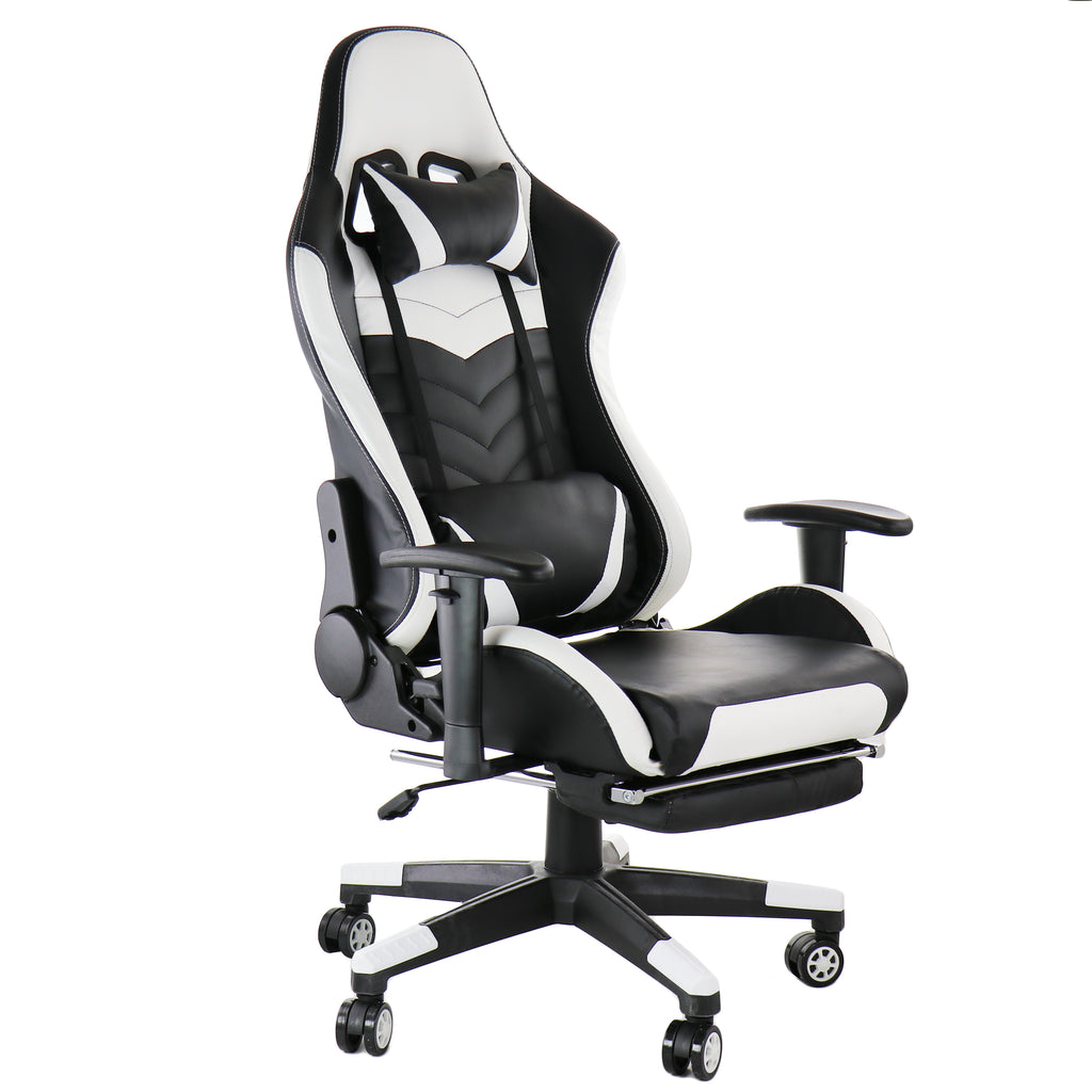 Gamefitz GameFitz Gaming Chair in Black and White