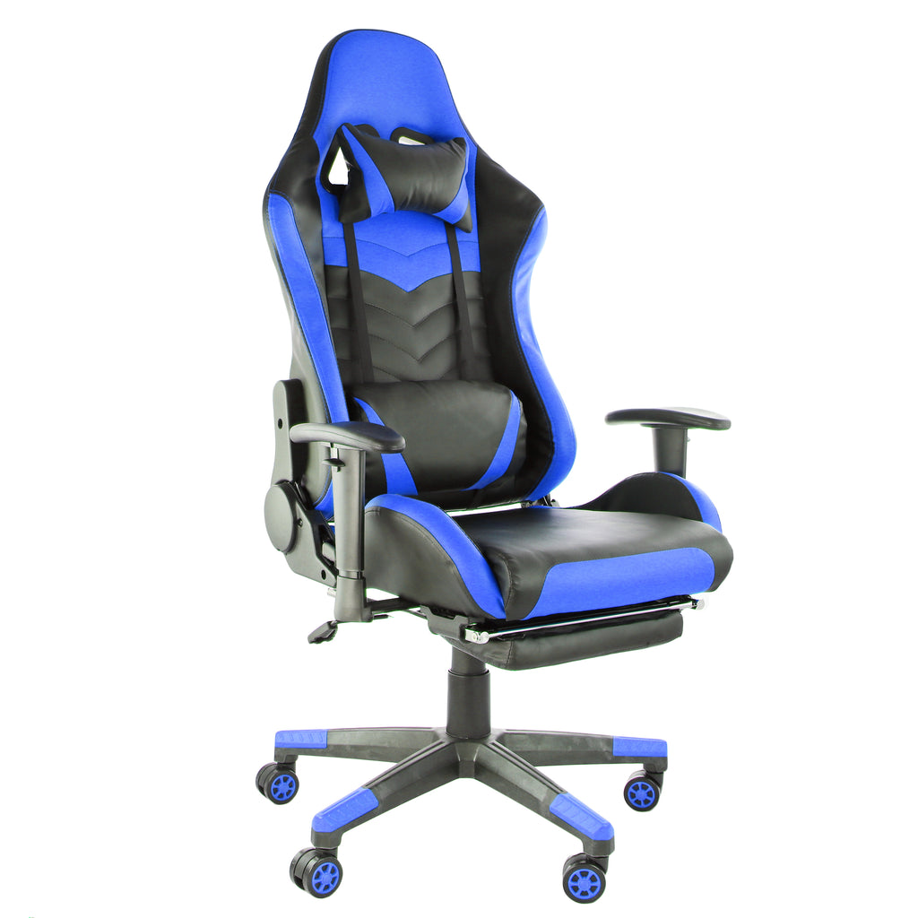 Gamefitz GameFitz Gaming Chair in Black and Blue