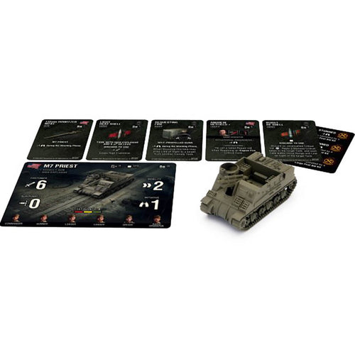 Gale Force 9 -  World Of Tanks Miniatures Game: Wave 8 Tank: American (M7 Priest)