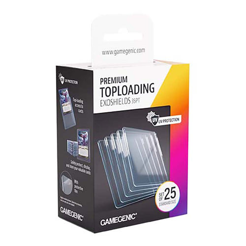Gamegenic: Premium Toploading Exoshields (35Pt) Clear (25Ct)