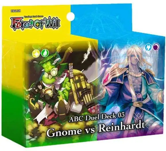 FORCE OF WILL CCG - ABC DUEL DECK 03: GNOME VERSUS REINHARDT