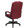 High Back Burgundy Fabric Executive Swivel Office Chair with Arms - Flash Furniture