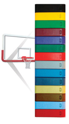 PerfectPitch Pro-Mold Backboard Padding - Navy