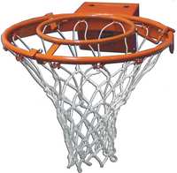 PerfectPitch Basketball Rebound Ring with An Orange Powder-Coated Steel