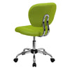Mid-Back Apple Green Mesh Padded Swivel Task Office Chair with Chrome Base - Flash Furniture