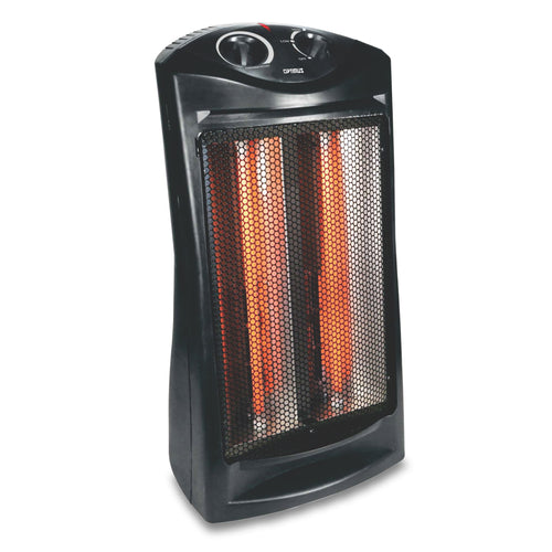 Optimus  Fan Forced Tower Quartz Heater with Thermostat