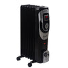 Optimus  Digital 7 Fins Oil Filled Radiator Heater with Timer