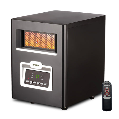 Optimus  Infrared Quartz Heater with Remote & LED Display