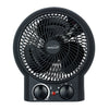 Brentwood  1500W Portable Electric Space Heater and Fan in Black