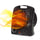 Brentwood  1500-Watt Portable Electric Space Heater and Fan in Black