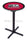 Holland Bar Stool L211 University of Alabama (Elephant) 42&quot; Tall - 30&quot; Top Pub Table with Black Wrinkle Finish