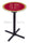 Holland Bar Stool L211 Florida State (Script) 42&quot; Tall - 30&quot; Top Pub Table with Black Wrinkle Finish