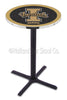 Holland Bar Stool L211 University of Idaho 42&quot; Tall - 30&quot; Top Pub Table with Black Wrinkle Finish