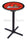 Holland Bar Stool L211 University of Louisville 42&quot; Tall - 30&quot; Top Pub Table with Black Wrinkle Finish
