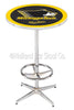 Holland Bar Stool L216 Michigan Tech University 42&quot; Tall - 30&quot; Top Pub Table with Chrome Finish