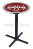 Holland Bar Stool L211 Mississippi State University 42&quot; Tall - 30&quot; Top Pub Table with Black Wrinkle Finish