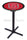 Holland Bar Stool L211 North Carolina State University 42&quot; Tall - 30&quot; Top Pub Table with Black Wrinkle Finish