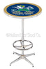 Holland Bar Stool L216 Notre Dame (Leprechaun) 42&quot; Tall - 30&quot; Top Pub Table with Chrome Finish