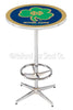 Holland Bar Stool L216 Notre Dame (Shamrock) 42&quot; Tall - 30&quot; Top Pub Table with Chrome Finish