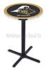 Holland Bar Stool L211 Purdue 42&quot; Tall - 30&quot; Top Pub Table with Black Wrinkle Finish