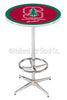 Holland Bar Stool L216 Stanford University 42&quot; Tall - 30&quot; Top Pub Table with Chrome Finish