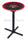 Holland Bar Stool L211 Texas Tech University 42&quot; Tall - 30&quot; Top Pub Table with Black Wrinkle Finish
