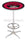 Holland Bar Stool L216 University of Nevada Las Vegas 42&quot; Tall - 30&quot; Top Pub Table with Chrome Finish