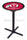Holland Bar Stool L211 University of Utah 42&quot; Tall - 30&quot; Top Pub Table with Black Wrinkle Finish