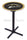 Holland Bar Stool L211 Western Michigan University 42&quot; Tall - 30&quot; Top Pub Table with Black Wrinkle Finish