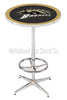 Holland Bar Stool L216 Western Michigan University 42&quot; Tall - 30&quot; Top Pub Table with Chrome Finish