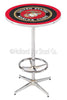 Holland Bar Stool L216 United States Marine Corps 42&quot; Tall - 30&quot; Top Pub Table with Chrome Finish